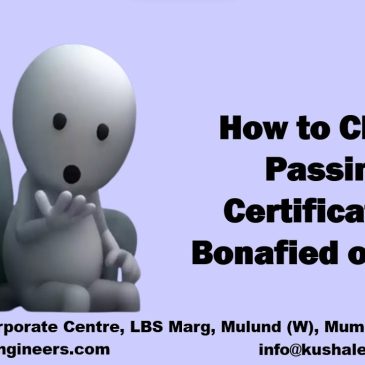 How to Check Passing Certificate is Bonafied or Fake